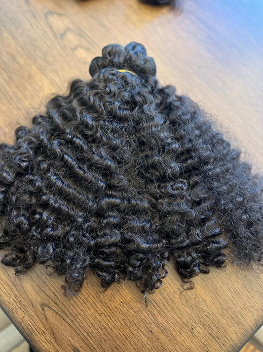 20 inch Burmese Natural Curly